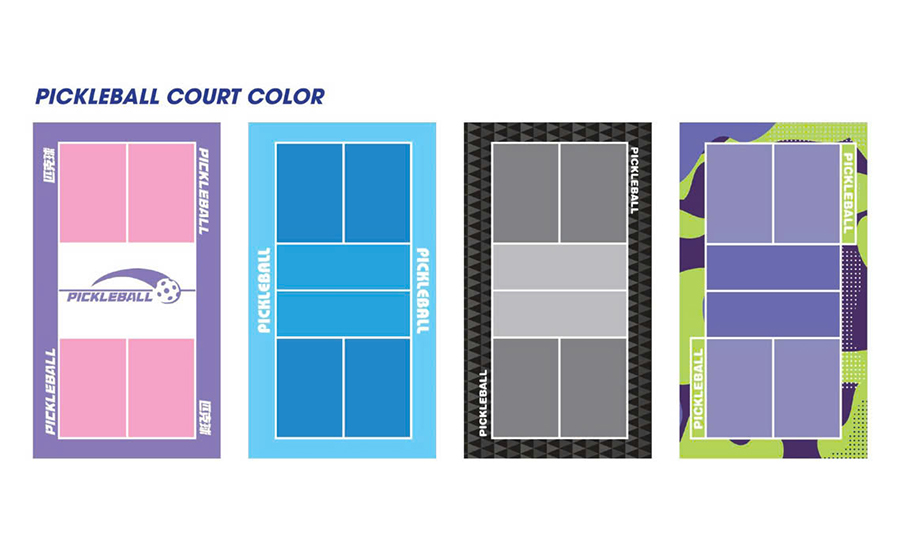 Thảm Nhựa PVC PICKLEBALL 3D IBTFLOR