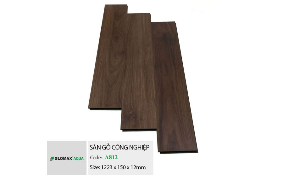 Sàn gỗ Glomax Aqua cốt xanh A812