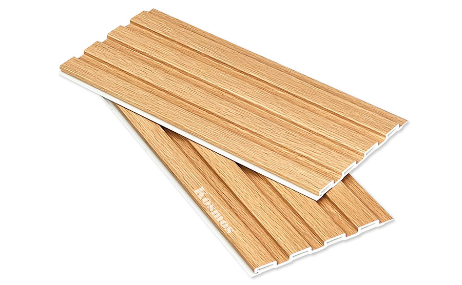 4 sóng thấp PVC vàng sồi nhạt (Natural Oak) 4S150X9-007