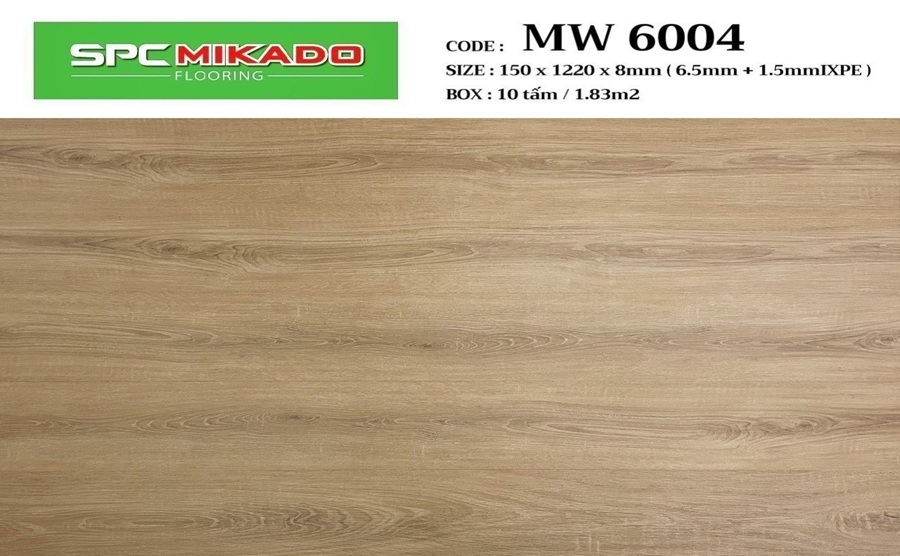 Sàn nhựa hèm khóa Mikado 8mm MW 6004