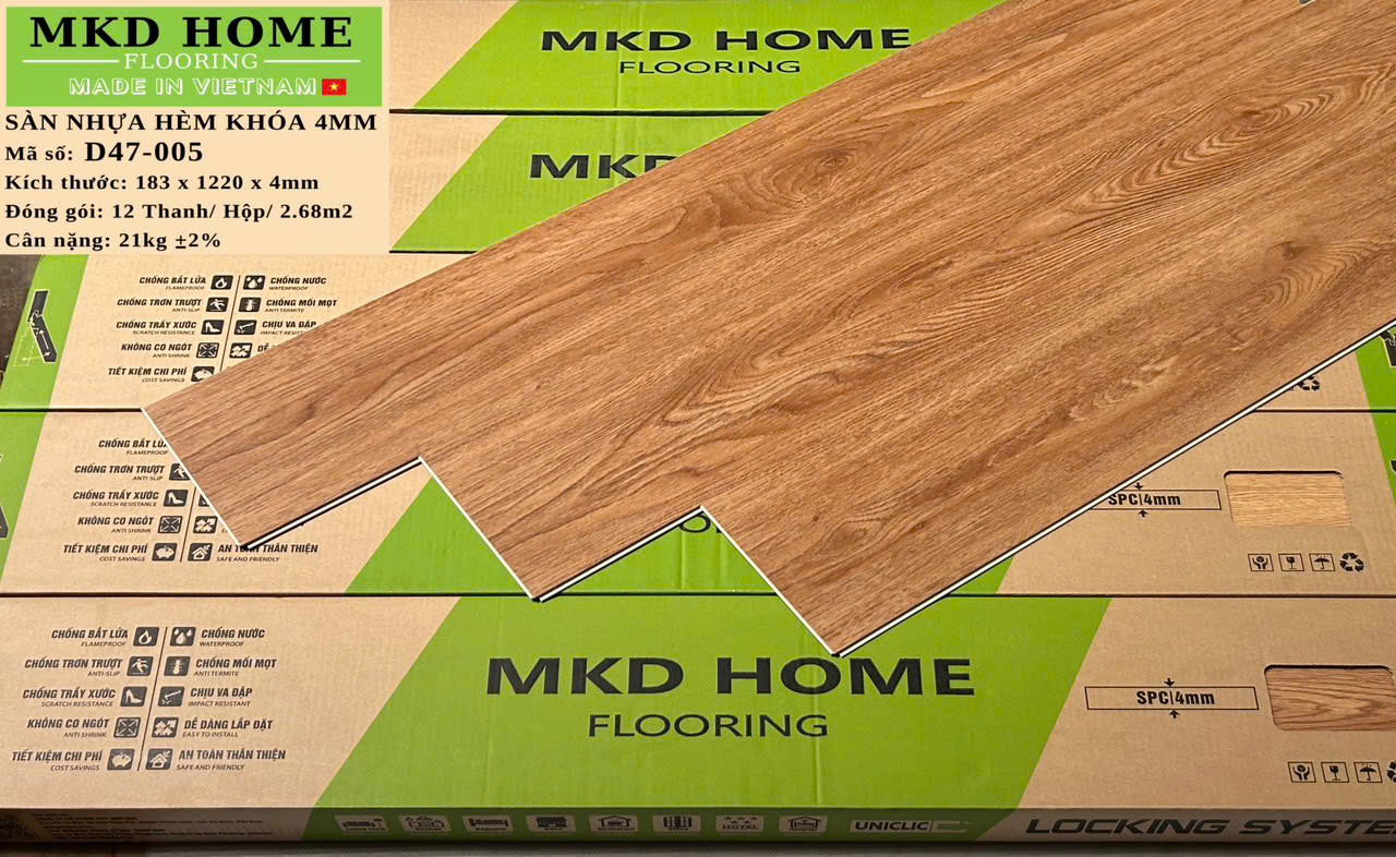 Sàn nhựa hèm khóa Mikado 4mm D47-005