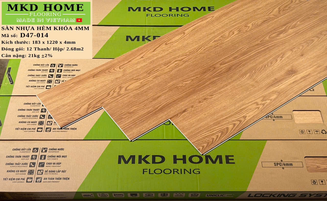 Sàn nhựa hèm khóa Mikado 4mm D47-014